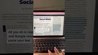 How to summarize large bodies of text👀 (School Tips & Life Hacks) #shorts #school
