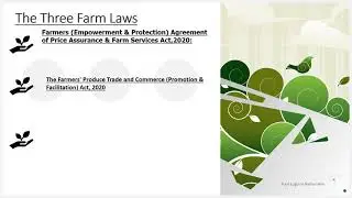 FARMERS' ACT 2020 || FARM LAWS