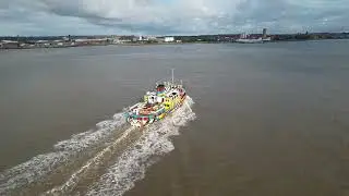 Mersey Ferry, Liverpool uk
