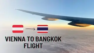 Flight Vienna to Bangkok, Austrian Airlines, Boeing 777-200