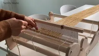 크리켓 룸 (리지드 헤들룸) 경사 걸기 How to warp on the Schacht Cricket Loom