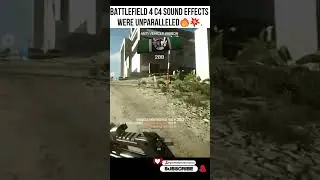 Battlefield 4's C4 sound effects were unparalleled. shorts