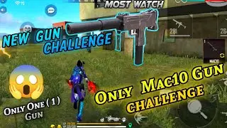New Mac 10 Gun Challenge || Mac 10 Gun Challenge in Rank match  New Gun challenge @NonstopGaming_