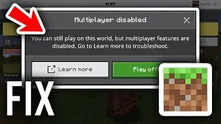 How To Fix Multiplayer Disabled In Minecraft - Step By Step