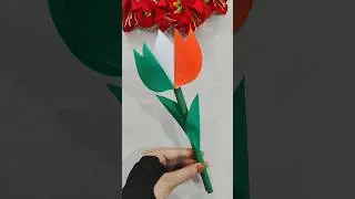 How to make a using paper sheet flower craft ideas for kids #shortsfeed #shorts #youtubeshorts #diy