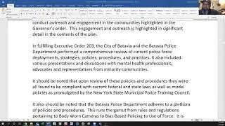 Batavia Police Collaboration Advisory Group Meeting - 01/14/2021