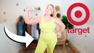 trying on workout clothes from TARGET!