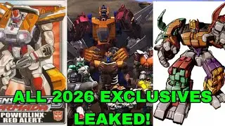 Все эксклюзивные фигурки Transformers 2026 года, попавшие в сеть! SS86, набор миниконов Red Alert...