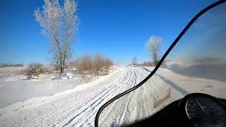 Central Minnesota snowmobiling