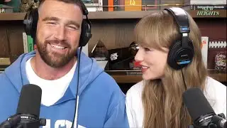 Taylor Swift and Travis Kelce FLIRTING with each other on New Heights and ALL DETAILS about TS 12...