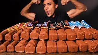 ASMR CANDY ICE CREAM BARS (SNICKERS, MARS, BOUNTY, TWIX) CHOCOLATE PARTY 리얼사운드 먹방 EatingSounds #asmr