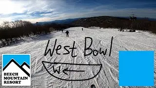 West Bowl (Blue Square) @ Beech, NC (Jan, 2025)