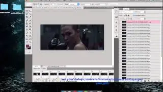 How to blend two gifs together.