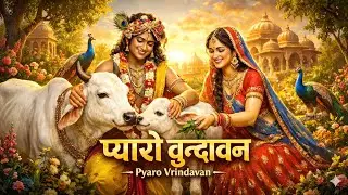 Pyaro Vrindavan | Most Emotional Krishna Bhajan 2026|Full 3D Song|श्री वृंदावन धाम ❤️ #radhakrishna