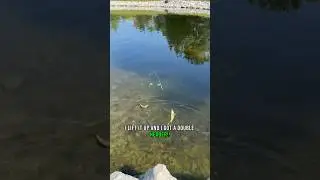INSANE World Record - FASTEST 2 Fish EVER Caught! 🐟🐟 #shorts #fishing