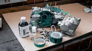 Motor beschichten TEIL 1 - das Vorbereiten || KTM EXC || Cerakote Keramiklack ||