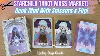 ✨ MOD THE STARCHILD TAROT MASS MARKET EDITION! BEFORE & AFTER! ☄️ #tarot #starchild #deckmod