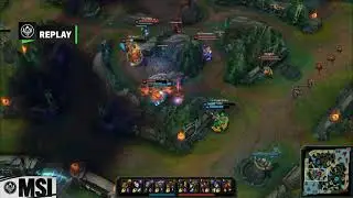 GREAT C9 TEAM FIGHT AGAINST DK! MSI C9 x DK