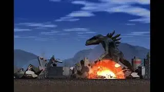 City Smash - Godzilla attacks a power plant!