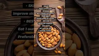 Benefits of Badam (Almond)#healthierlifestyle#almond