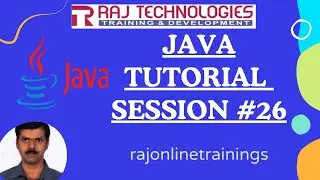 Core Java Tutorial for Beginners  | Session - 26 | Utility Classes in Java | rajonlinetrainings