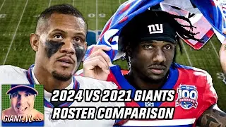 How 2024 New York Giants Compare To 2021 NYG Roster | Giant Mess