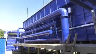Works on the Water Treatment Plant 5 are progressing.