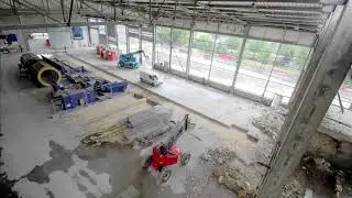 Time lapse of the assembly of the STADLER sorting plant for SMDO