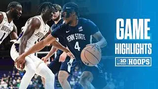 Penn State at Washington | HIGHLIGHTS | Big Ten Men's Basketball | 02/11/2026
