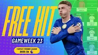 THIS IS THE BEST FREE HIT TEAM FOR FPL GW23 | Fantasy Premier League Tips 2025/26