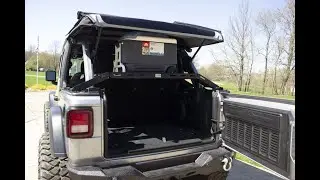 Morris 4x4 Center | Fishbone Offroad Jeep Interior Storage Rack for JLU Installation Guide #FB25113