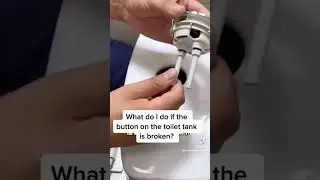 diy how to fix toilet's tank Button#shorts