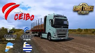 ETS2 Mapa Ceibo 1.55 | Argentina & Uruguay Map | Most Realistic Map in ETS2 | New Update