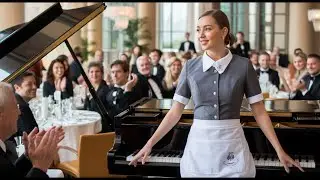 Waitress Approaches the Piano &mdash; Her Performance Leaves the Elite Crowd Cheering Nonstop...