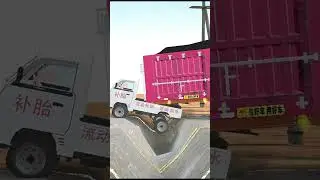 Pickup truck passing through potholed road _SnowRunner - Coffin Dance Song Cover