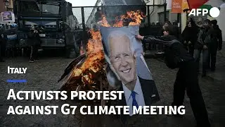 Hundreds of activists protest against G7 climate meeting in Italy | AFP