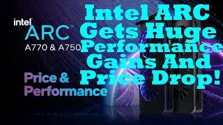 Intel ARC Gets Huge Performance Gain And Price Drop!