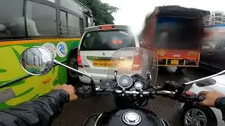Satara to Pune Sep Monsoon Ride #marathi #motovlog #pune #satara #meteor350 #nh4 #highway #travel