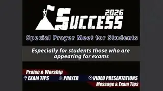 Success | Exam Prayer | St. Andrew's Church | 24.01.2026 | 10.00 AM