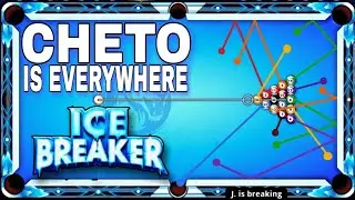 8 Ball Pool Hack - No One Can Beat Cheto | Level Max Ice Breaker Cue - Ice Lounge 60M Table #gaming