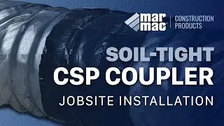 Монтаж герметичной муфты CSP на строительной площадке