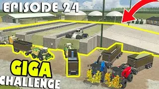 Filling THE BIGGEST BUNKERS in FS25 + 10.000.000L | $100M GIGA FARM - Farming Simulator 25