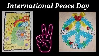Peace Day✌☮🕊Craft | Doodle | Poster Making  #Doodle #easydrawing #craft #worldpeace #peaceday