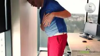 FULL SWING SET UP WALL DRILL - Brent German - ONLINE PGA GOLF COACH & NLP MINDSET COACH