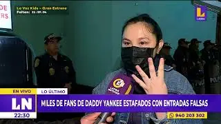 🔴 Miles de fans de DADDY YANKEE EN PER&Uacute; fueron ESTAFADOS con entradas falsas