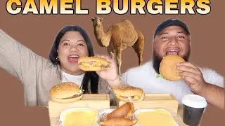 RAMADAN CAMEL BURGERS VS HUNGRY JACKS BURGERS MUKBANG | POLYTUBE