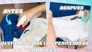 COMO HACER QUITAMANCHAS CON PEROXIDO DE HIDR&Oacute;GENO- ROPA BLANCA Y ROPA DE COLOR