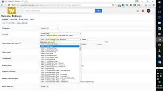 Dual Time Zones in Google Calendar