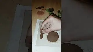 What is this? Do you know it 🤔,Rolling pin /chapati board.