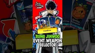 FREE SSR SUNG JINWOO EVENT WEAPON SELECTOR GUIDE! [Solo Leveling: Arise] #sungjinwoo #sololeveling